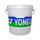 Yonex Balleimer Plastik (für maximal 72 Tennisbälle) leer weiss - 1 Eimer